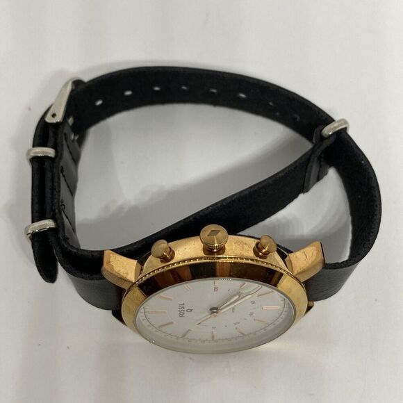Fossil Q Neely FTW5007 Womens Black Leather Analog Dial Quartz Wrist Watch JK540 - Picture 8 of 12